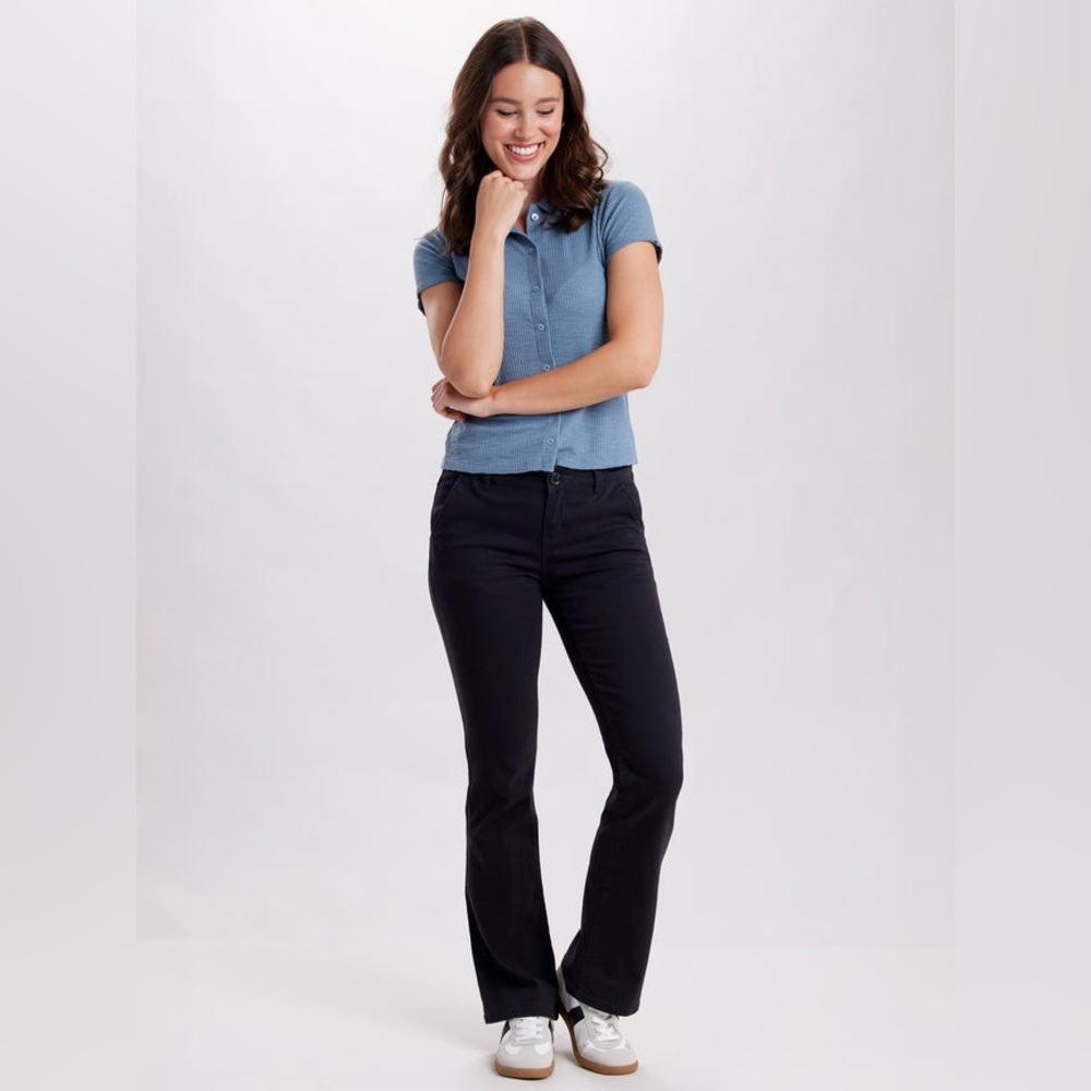 UNIONBAY Heather Juniors Uniform Pants
